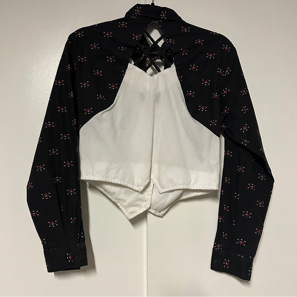 Vintage Back at the Ranch Western style top Size PM - Picture 8 of 8